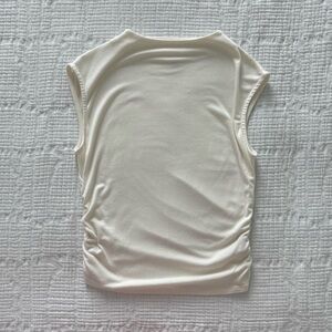 no boundaries high neck ruched top